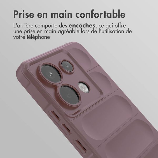 imoshion Coque arrière EasyGrip Xiaomi Poco X6 Pro - Violet