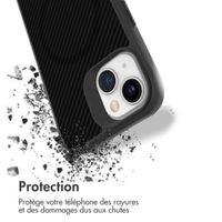 imoshion Rugged Hybrid Carbon Case avec MagSafe Apple iPhone 13 - Noir
