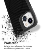 imoshion Rugged Hybrid Carbon Case avec MagSafe iPhone 13 - Noir