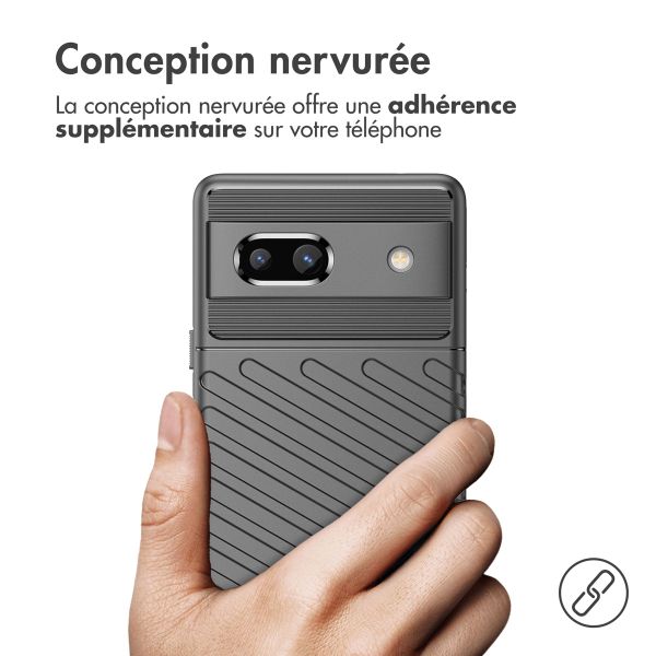 imoshion Coque arrière Thunder Google Pixel 7a - Noir