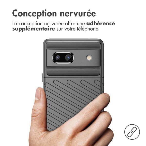 imoshion Coque Arrière Thunder Google Pixel 7a - Noir