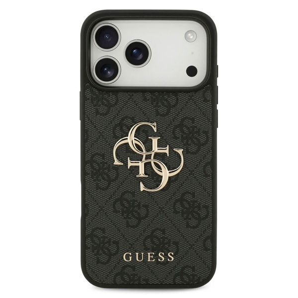 Guess Coque 4G Metal Logo Backcover Apple iPhone 17 Pro Max - Noir