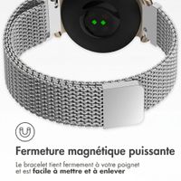 imoshion Bracelet magnétique milanais Garmin Lily 2 - Argent