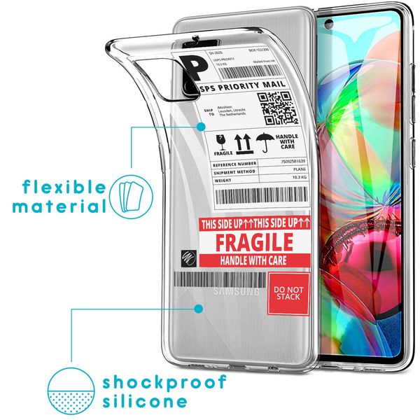 imoshion Coque Design Samsung Galaxy A71 - Étiquette