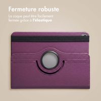 imoshion Coque tablette rotatif à 360° Apple iPad 9 (2021) 10.2 pouces / iPad 8 (2020) 10.2 pouces / iPad 7 (2019) 10.2 pouces - Violet