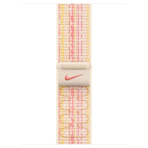 Apple Nike Sport Loop bracelet Apple Watch Series 1 á 9 / SE (38/40/41 mm) | Series 10 (42 mm) - Starlight/Pink