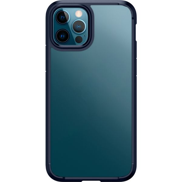 Spigen Coque Ultra Hybrid Apple iPhone 12 (Pro) - Bleu foncé
