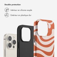 Selencia Coque arrière Vivid Tough iPhone 14 - Dream Swirl Orange