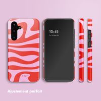 Selencia Coque arrière Vivid Samsung Galaxy S25 FE - Dream Swirl Pink