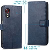 imoshion Étui de télephone portefeuille Samsung Galaxy Xcover 5 - Bleu foncé