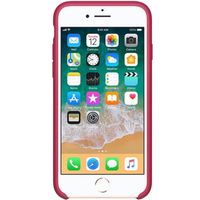 Apple Coque en silicone Apple iPhone SE (2022 / 2020) / 8 / 7 - Rose Red