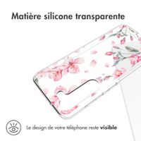 imoshion Coque Design Samsung Galaxy S23 Plus - Fleur - Rose