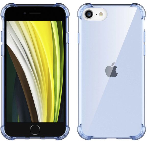 imoshion Coque antichoc iPhone SE (2022 / 2020) / 8 / 7 - Bleu