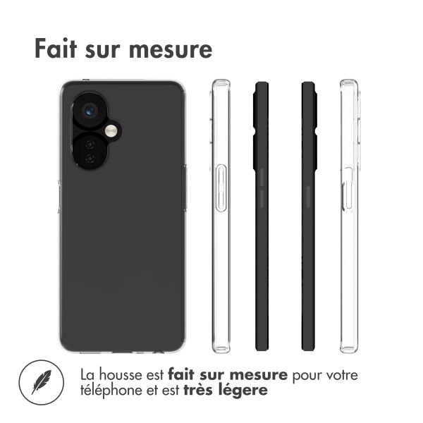 Accezz Coque Clear OnePlus Nord CE 3 Lite (5G) - Transparent