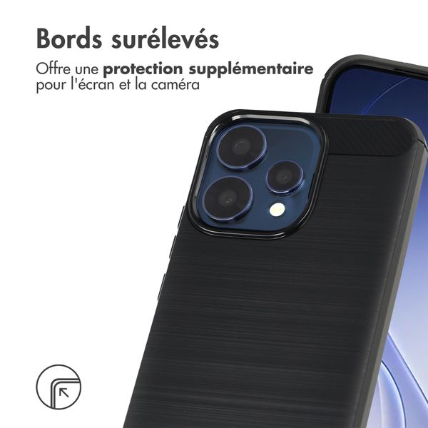 imoshion Coque Brushed Oppo Reno15 F (5G) - Noir