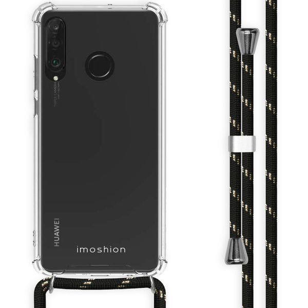 imoshion Coque avec dragonne Huawei P30 Lite - Noir & Doré