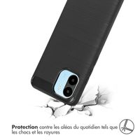 imoshion Coque Brushed Xiaomi Redmi A1 / A2 - Noir