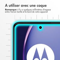 Accezz Protection d'écran en verre trempé Motorola Moto G84