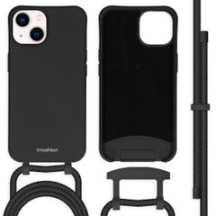 imoshion Coque de couleur avec cordon amovible Apple iPhone 14 - Noir