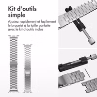 imoshion Bracelet en acier Samsung Galaxy Watch 8 (40/44mm) / Classic (46mm) - Argent