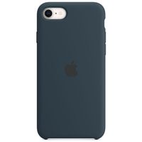 Apple Coque en silicone Apple iPhone SE (2022 / 2020) / 8 / 7 - Abyss Blue