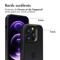 Accezz Coque Givrée Robuste Apple iPhone 14 Pro - Noir
