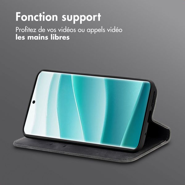 imoshion Étui de téléphone portefeuille Slim Xiaomi Redmi Note 14 Pro Plus (5G) - Noir