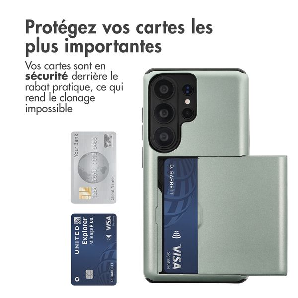 imoshion Coque arrière avec porte-cartes Samsung Galaxy S26 Ultra - Vert
