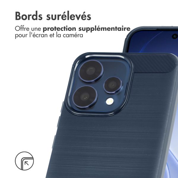 imoshion Coque Brushed Oppo Reno15 (5G) - Bleu foncé