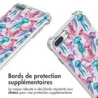 imoshion Coque Design avec cordon Apple iPhone 8 Plus / 7 Plus - Jellyfish Watercolor