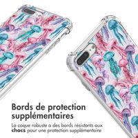 imoshion Coque Design avec cordon iPhone 8 Plus / 7 Plus - Jellyfish Watercolor