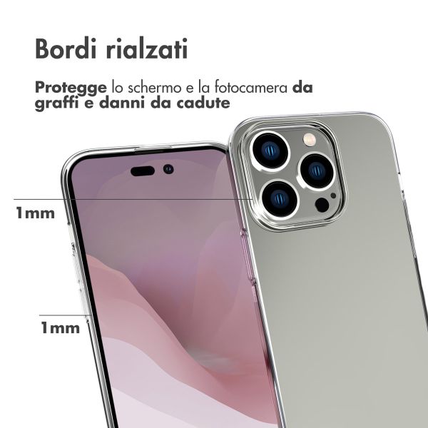 Accezz Coque Clear Apple iPhone 14 Pro - Transparent