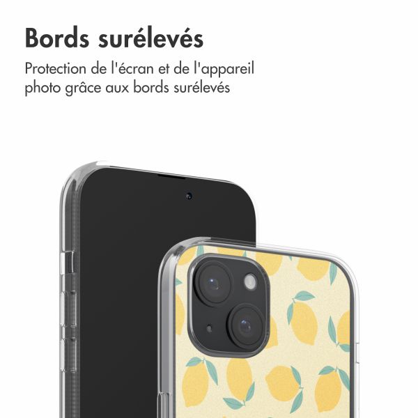 imoshion Coque design pour iPhone 15 - Citrus Dream