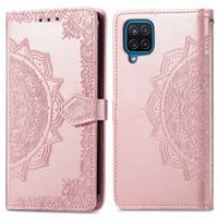 imoshion Etui de télephone Mandala Samsung Galaxy A12 - Rose Doré