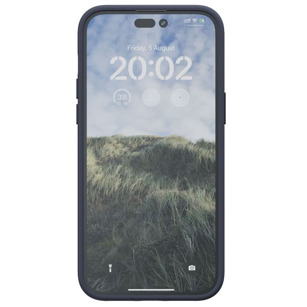 Njorð Collections Coque en cuir véritable iPhone 14 Pro Max - Black