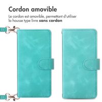 imoshion Etui de télephone portefeuille avec cordon Samsung Galaxy A56 - Turquoise