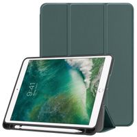 imoshion Coque tablette Trifold Apple iPad 6 (2018) 9.7 pouces / iPad 5 (2017) 9.7 pouces / Air 2 (2014)/Air 1 (2013) - Vert foncé