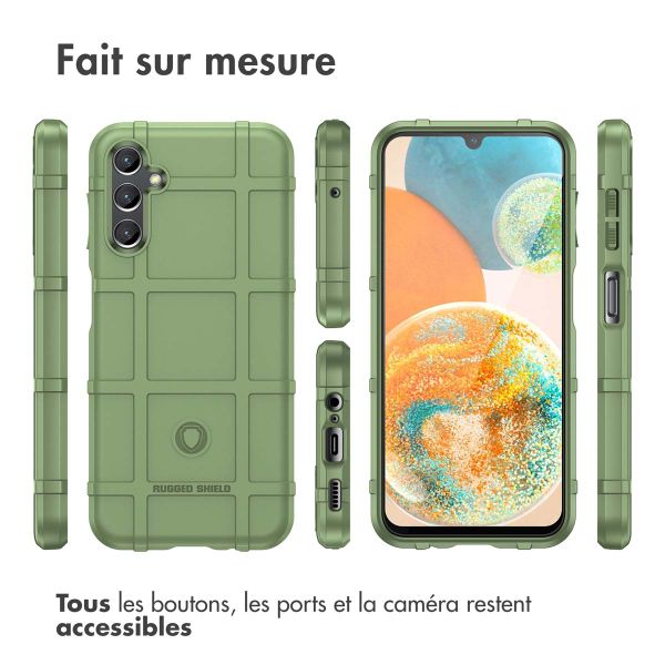 imoshion Coque Rugged Shield Samsung Galaxy A14 (5G/4G) - Vert foncé