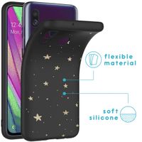 imoshion Coque Design Samsung Galaxy A40 - Etoiles / Noir