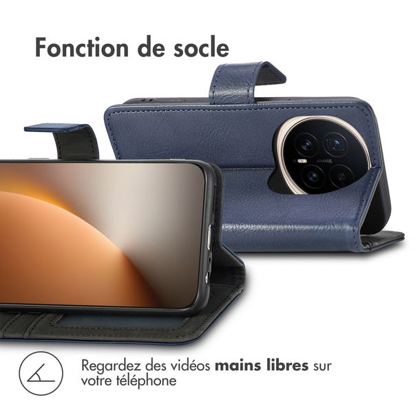 imoshion Étui de télephone portefeuille Honor Magic8 Pro - Bleu foncé