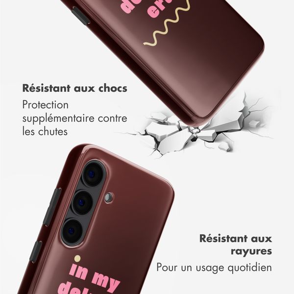 Selencia Coque arrière Vivid Samsung Galaxy S24 - Delulu