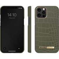 iDeal of Sweden Coque Atelier iPhone 12 Pro Max - Khaki Croco