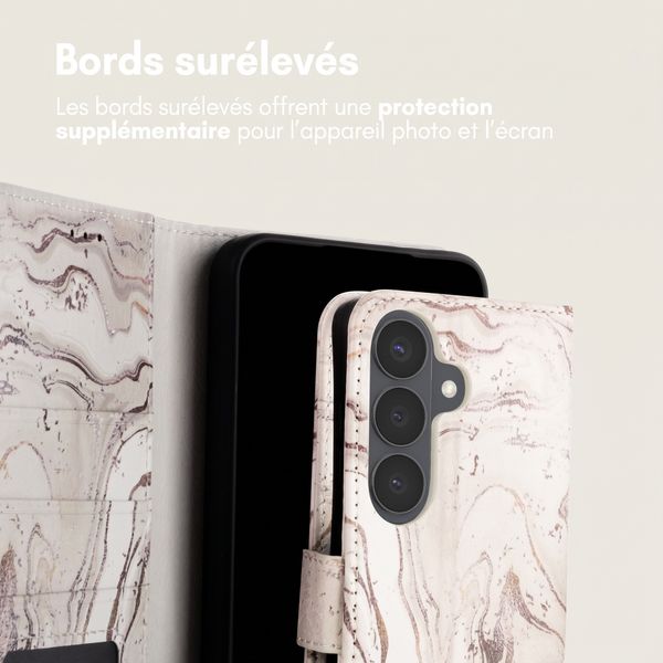 imoshion Étui de télephone portefeuille Design Samsung Galaxy S26 - Sandy Marble