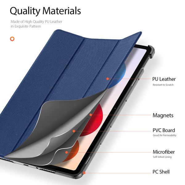 Dux Ducis Coque tablette Domo Xiaomi Redmi Pad 2 Pro - Bleu foncé