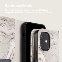 imoshion Étui de téléphone portefeuille Design Apple iPhone 11 - Sandy Marble