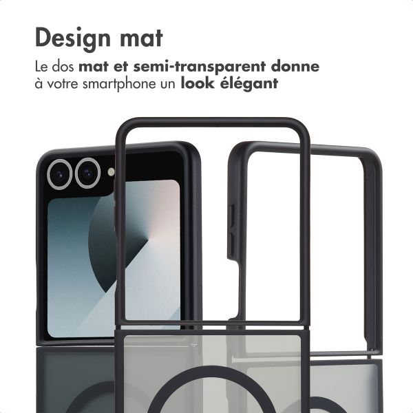imoshion Coque Color Guard avec MagSafe Samsung Galaxy Z Flip 7 - Noir