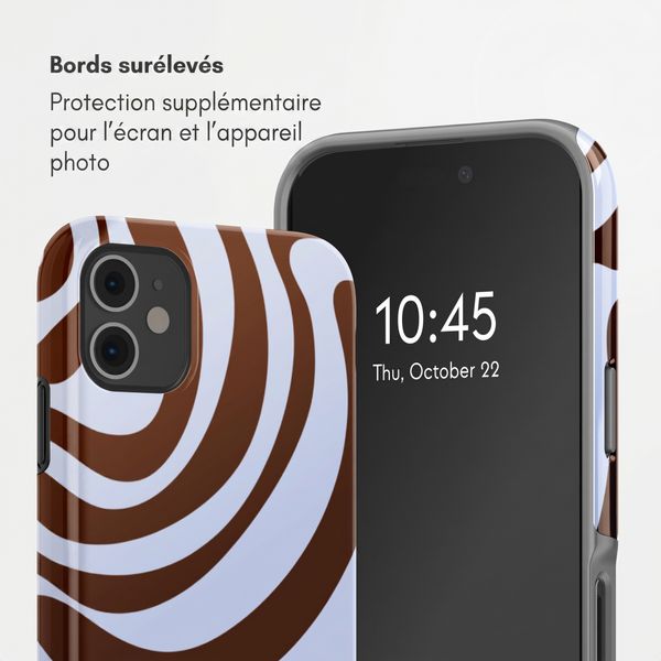 Selencia Coque arrière Vivid Apple iPhone 11 - Dream Swirl Chocolate