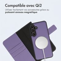 imoshion Étui portefeuille luxe 2-en-1 amovible Samsung Galaxy S24 FE - Violet