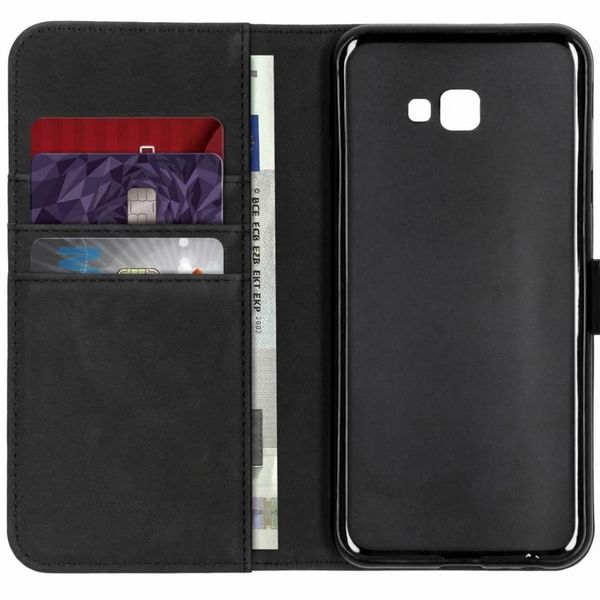 imoshion Étui de télephone portefeuille de luxe Samsung Galaxy J4 Plus - Noir
