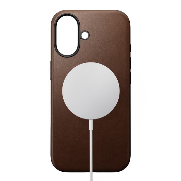 Nomad Coque Modern Leather avec MagSafe Apple iPhone 17 - Marron